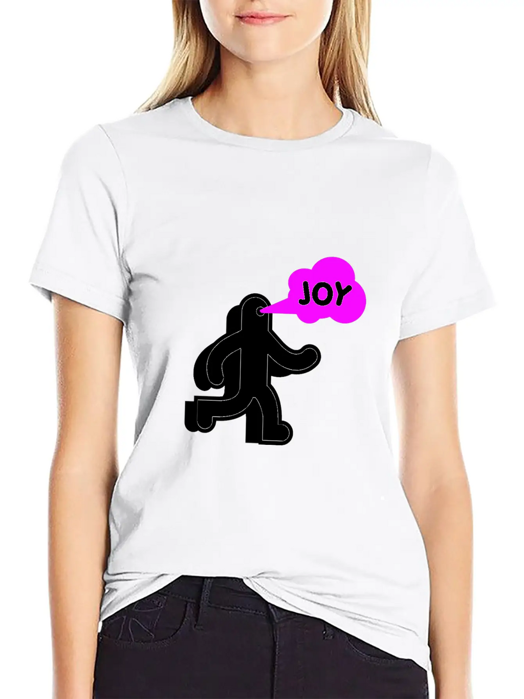 Spreading JOY Essential Cotton Tee For Daily Outfits – Unisex Style