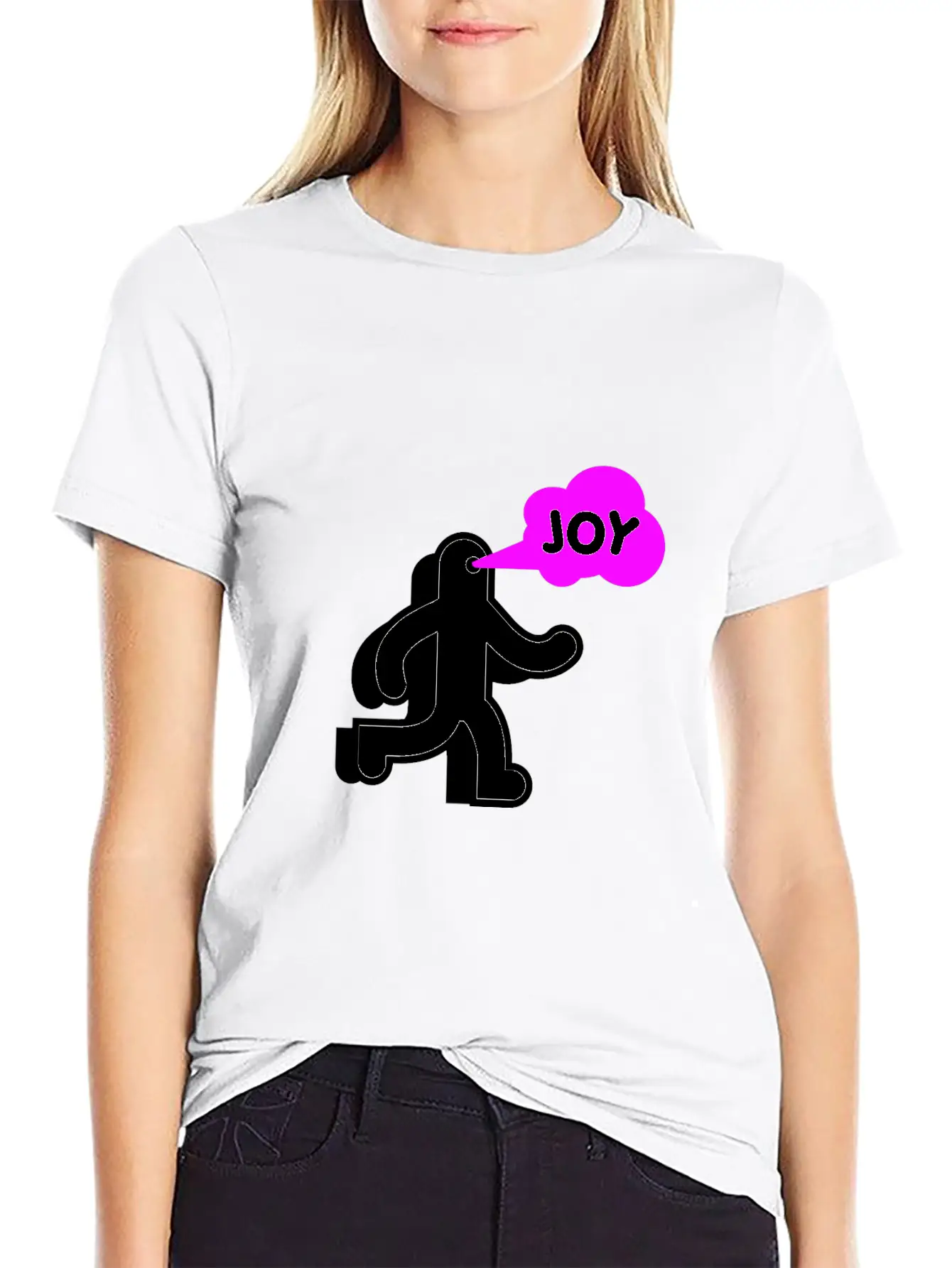 Spreading JOY Essential Cotton Tee For Daily Outfits – Unisex Style