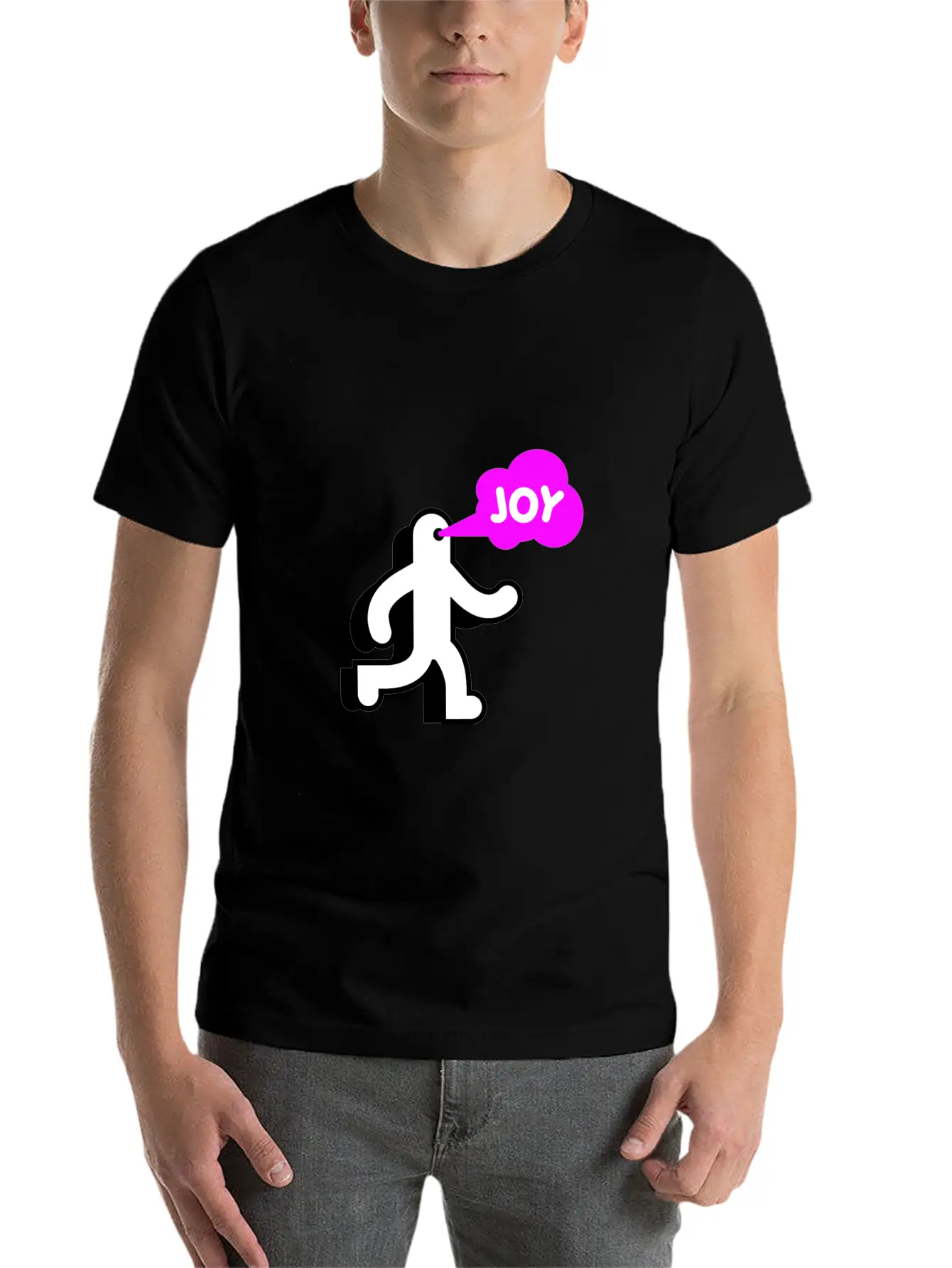 Spreading JOY Essential Cotton Tee For Daily Outfits – Unisex Style