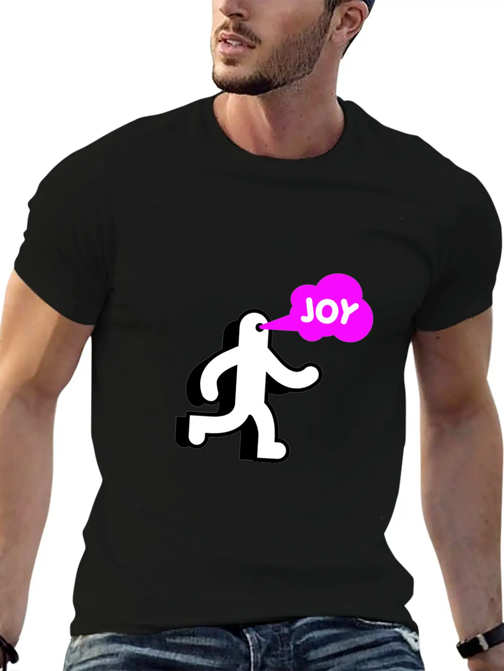 Spreading JOY Essential Cotton Tee For Daily Outfits – Unisex Style