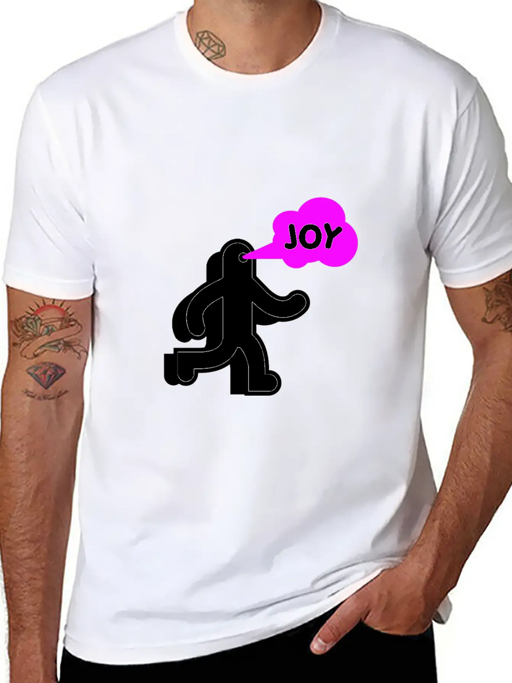 Spreading JOY Essential Cotton Tee For Daily Outfits – Unisex Style