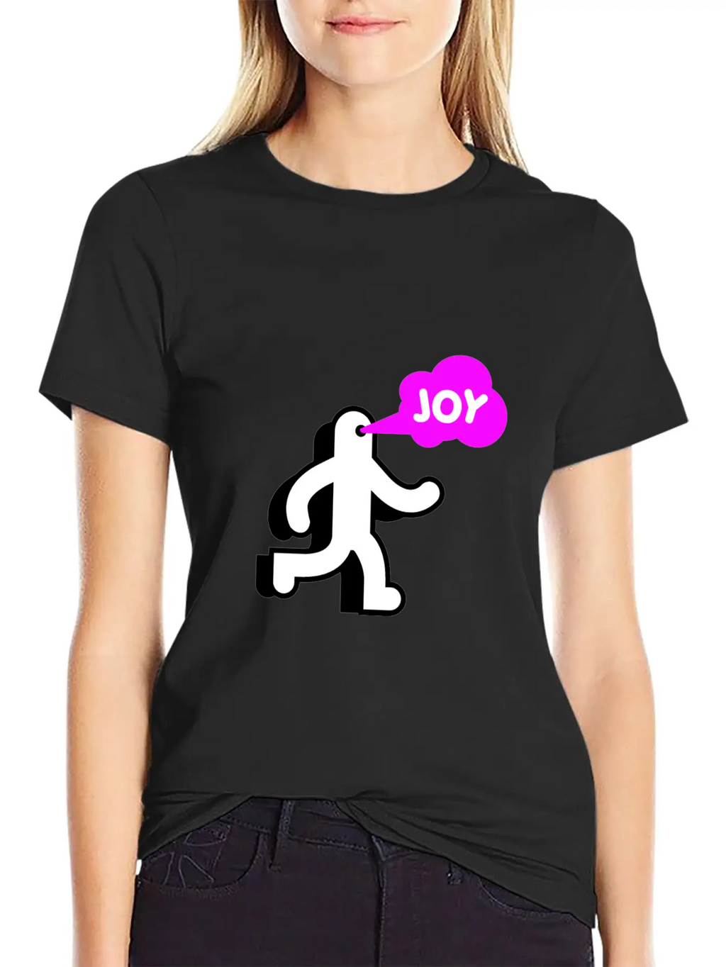 Spreading JOY Essential Cotton Tee For Daily Outfits – Unisex Style