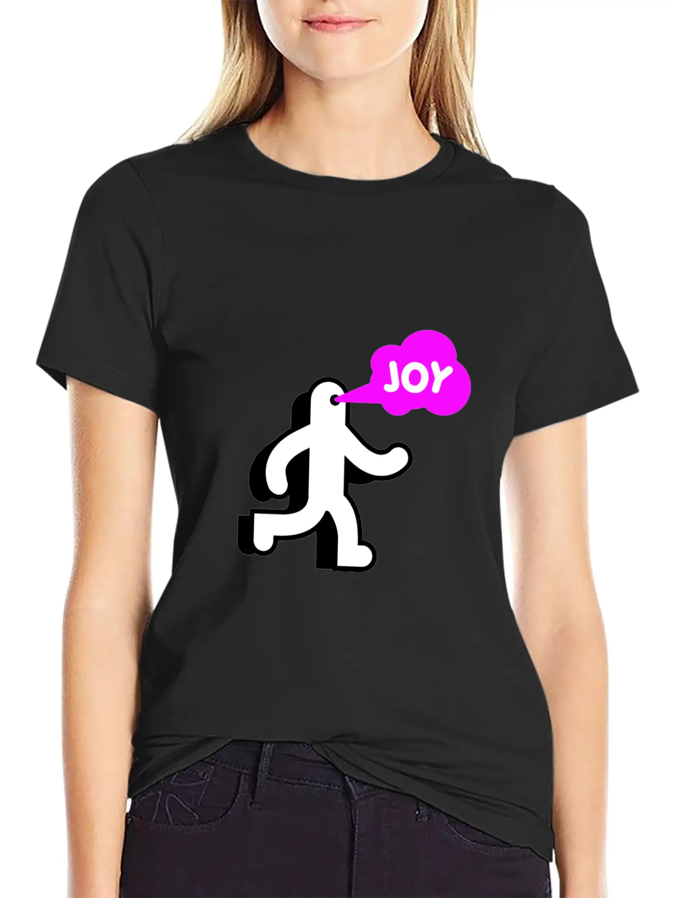 Spreading JOY Essential Cotton Tee For Daily Outfits – Unisex Style