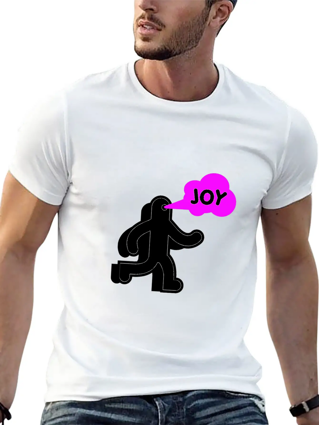 Spreading JOY Essential Cotton Tee For Daily Outfits – Unisex Style