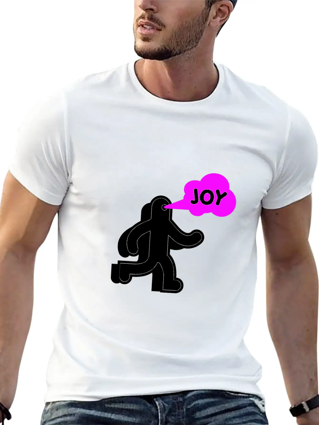 Spreading JOY Essential Cotton Tee For Daily Outfits – Unisex Style