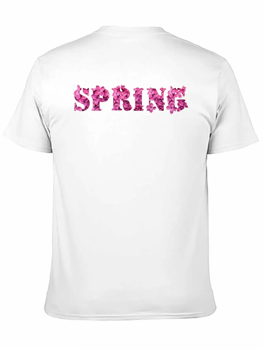Spring Flower Purple Lilac Spring Typography Classic Fit Graphic Tee For Daily Comfort – Unisex Cotton Shirt