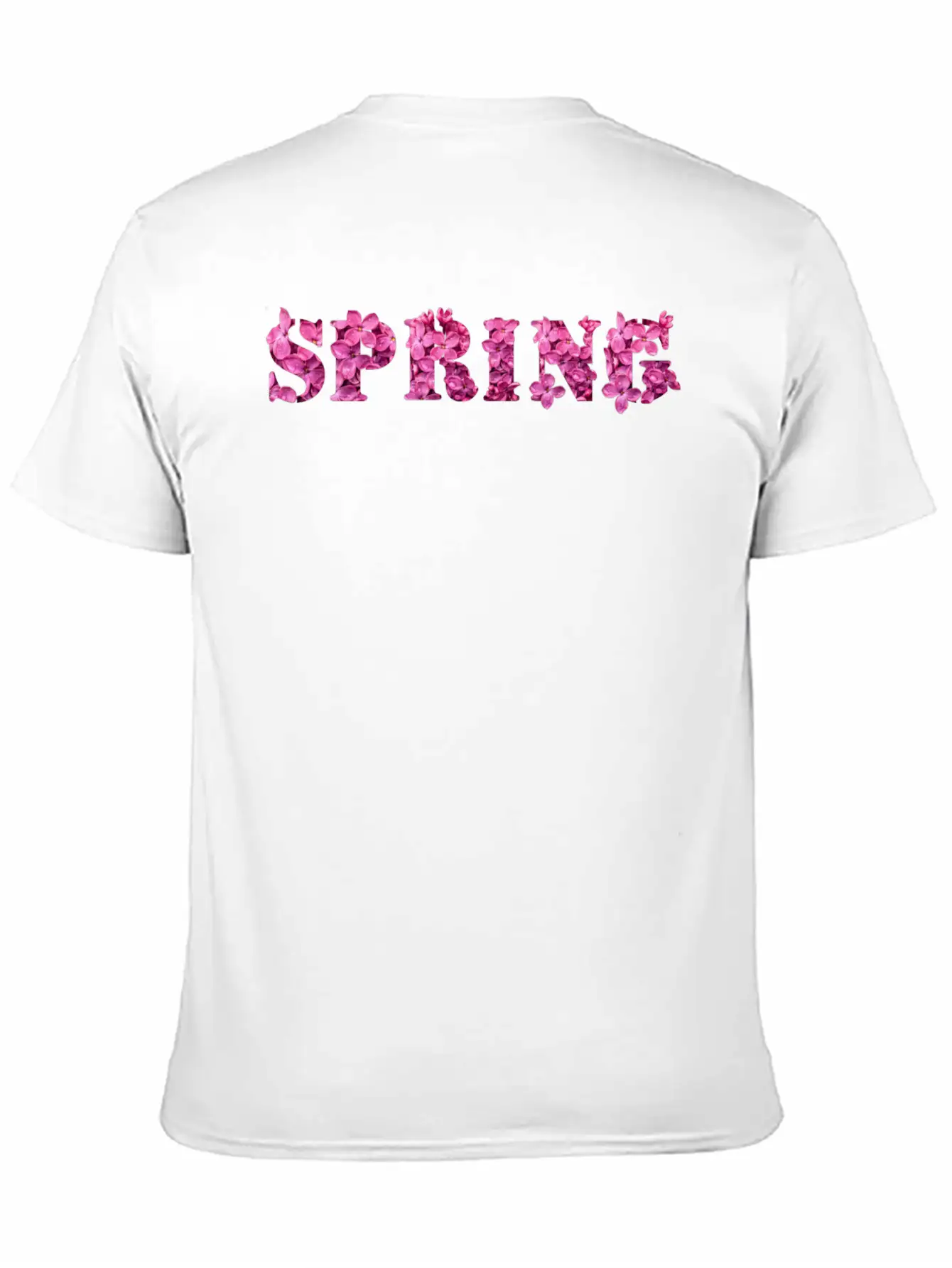 Spring Flower Purple Lilac Spring Typography Classic Fit Graphic Tee For Daily Comfort – Unisex Cotton Shirt
