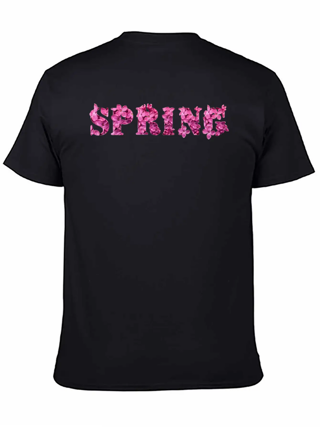 Spring Flower Purple Lilac Spring Typography Classic Fit Graphic Tee For Daily Comfort – Unisex Cotton Shirt