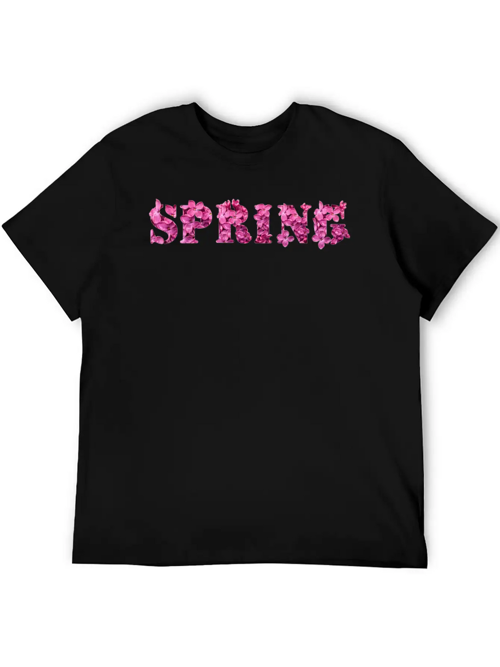 Spring Flower Purple Lilac Spring Typography Classic Fit Graphic Tee For Daily Comfort – Unisex Cotton Shirt