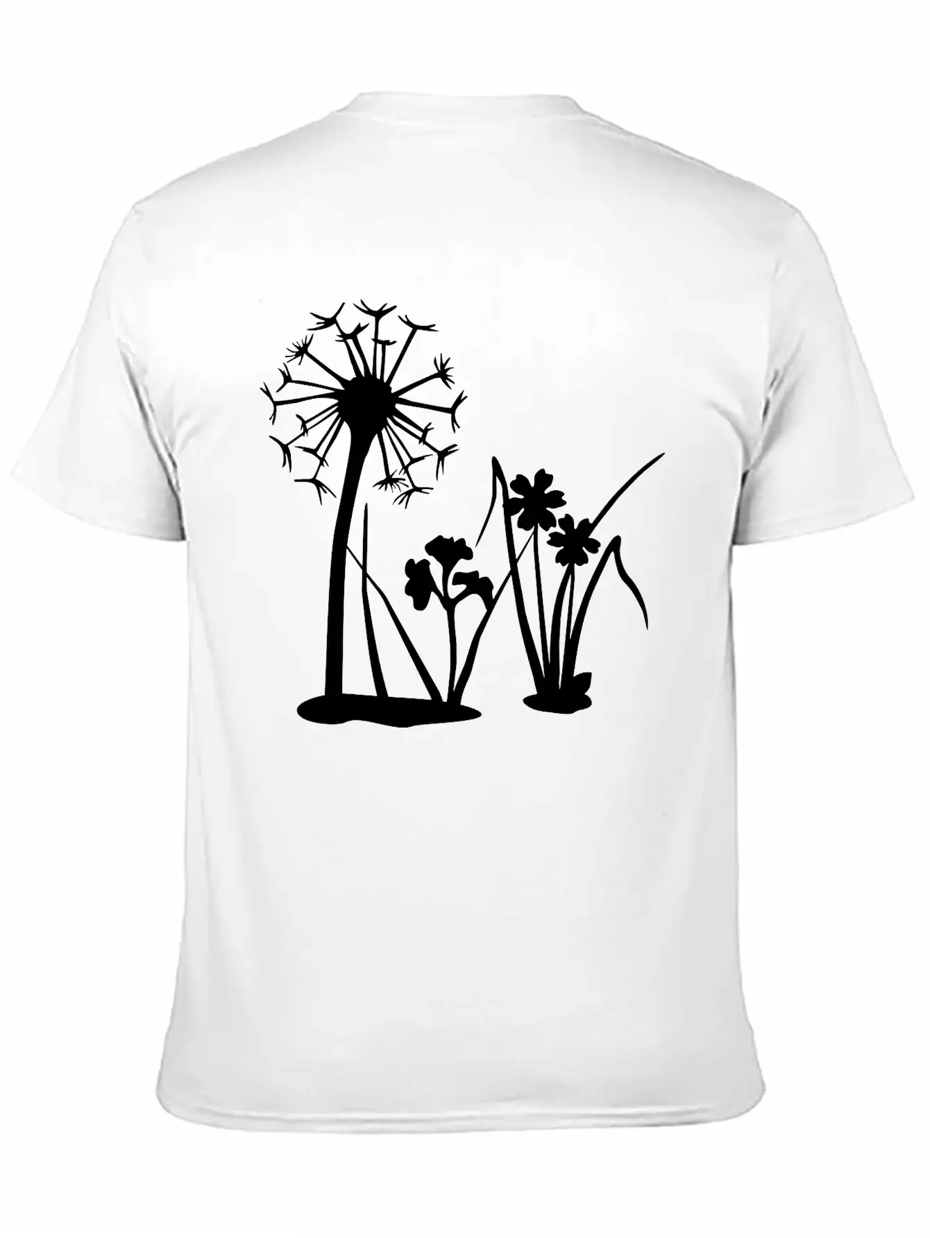 Spring Flowers, Nature Casual Graphic T-Shirt – Simple And Comfortable Daily Wear