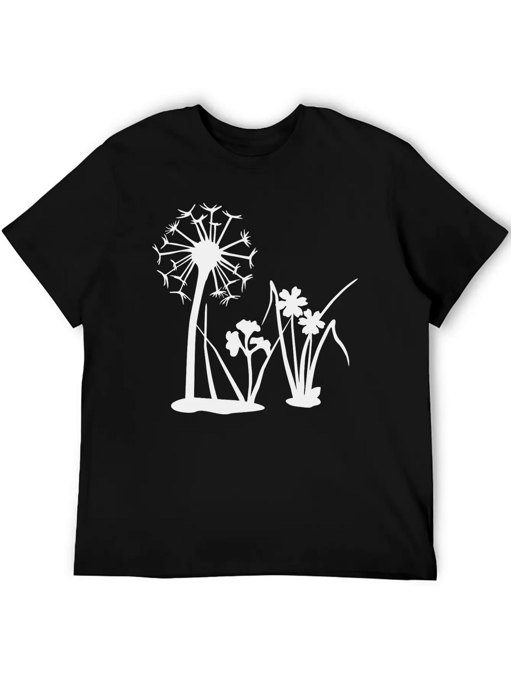 Spring Flowers, Nature Casual Graphic T-Shirt – Simple And Comfortable Daily Wear