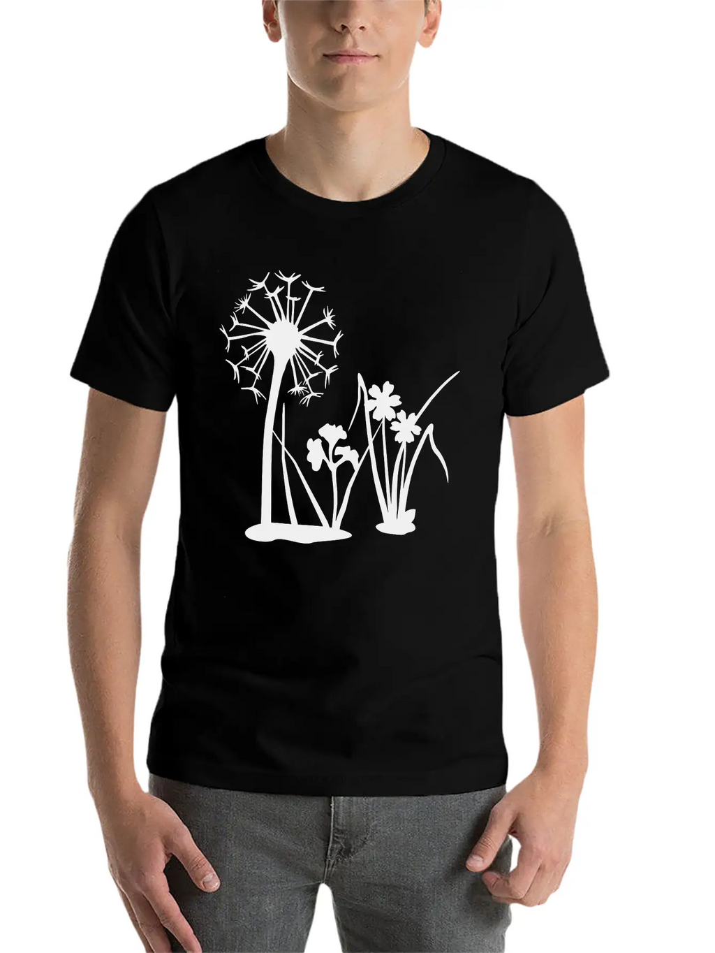 Spring Flowers, Nature Casual Graphic T-Shirt – Simple And Comfortable Daily Wear