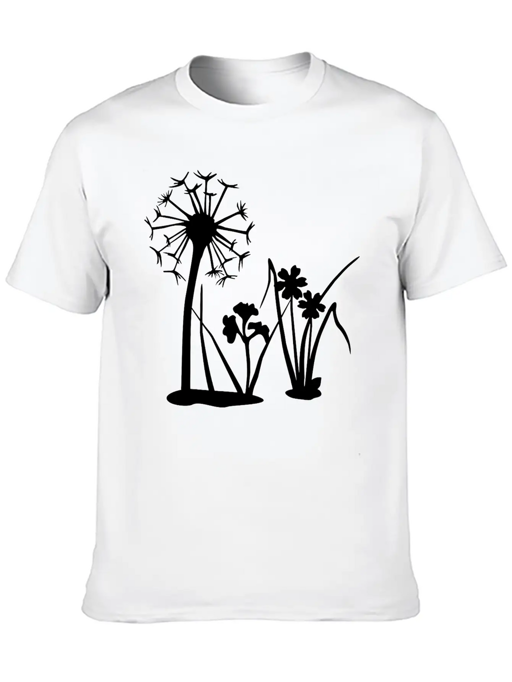 Spring Flowers, Nature Casual Graphic T-Shirt – Simple And Comfortable Daily Wear