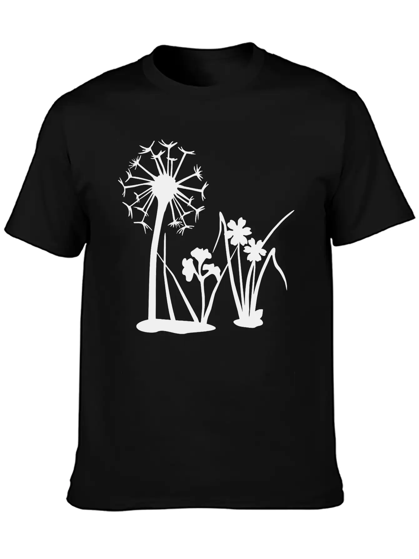 Spring Flowers, Nature Casual Graphic T-Shirt – Simple And Comfortable Daily Wear