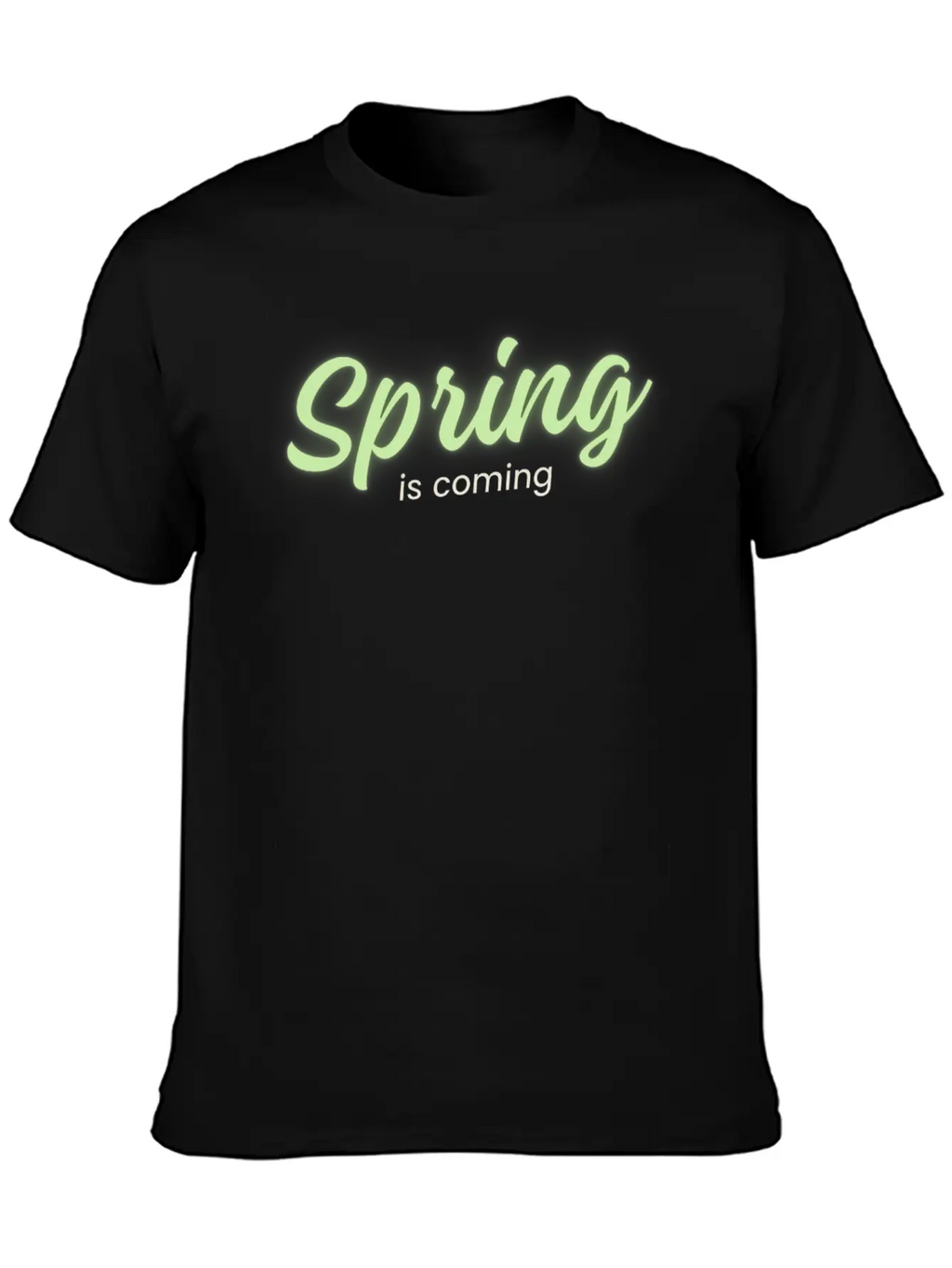 Spring Is Coming Breathable Soft Cotton T-Shirt – Timeless Casual Look