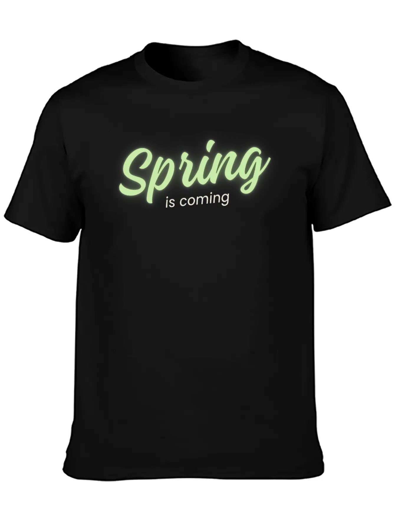 Spring Is Coming Breathable Soft Cotton T-Shirt – Timeless Casual Look