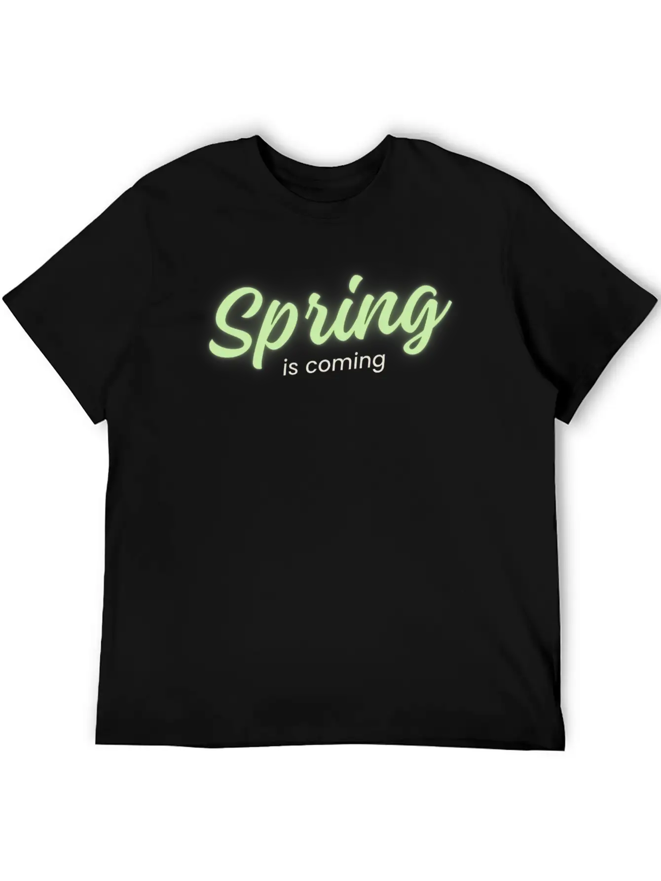 Spring Is Coming Breathable Soft Cotton T-Shirt – Timeless Casual Look