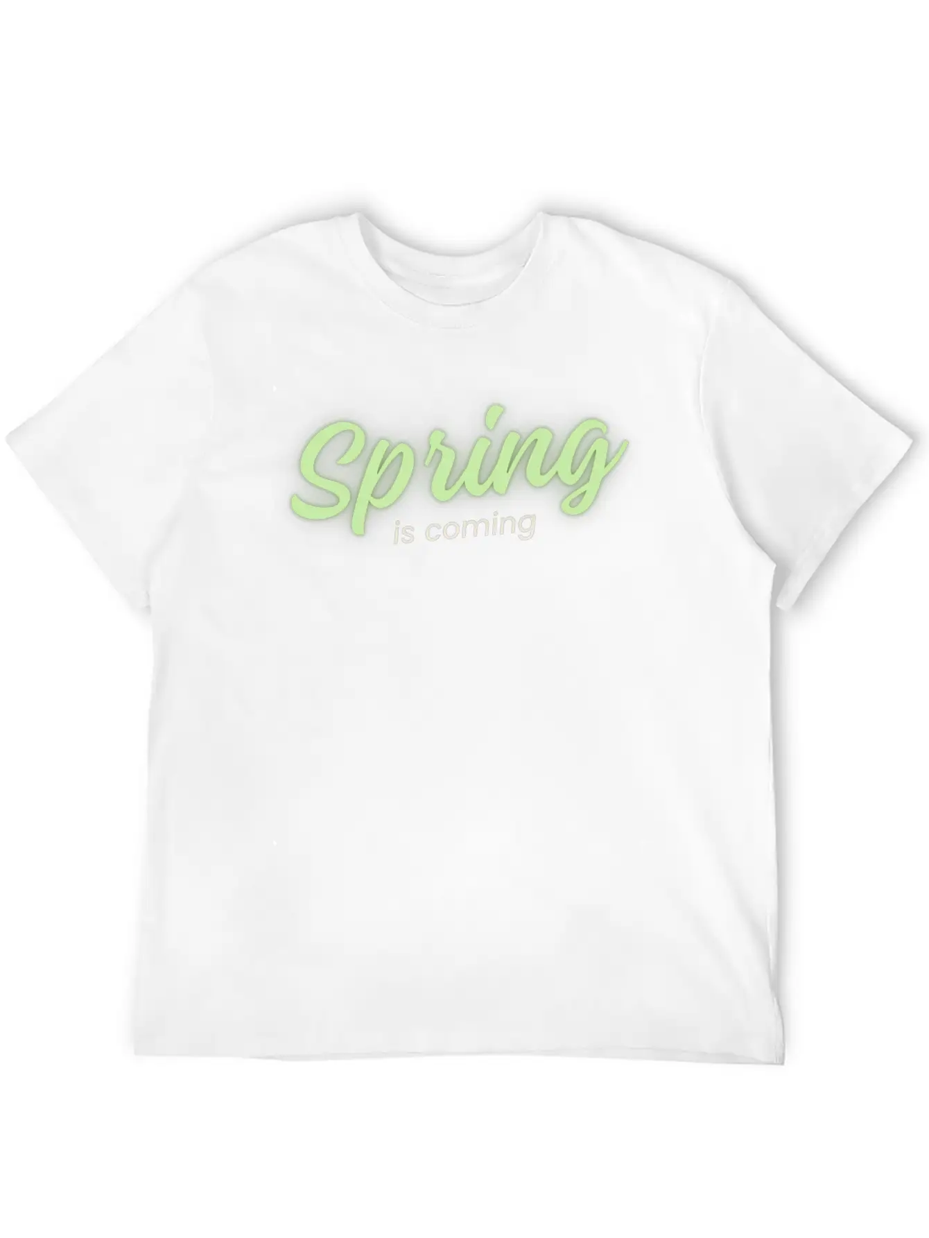 Spring Is Coming Breathable Soft Cotton T-Shirt – Timeless Casual Look