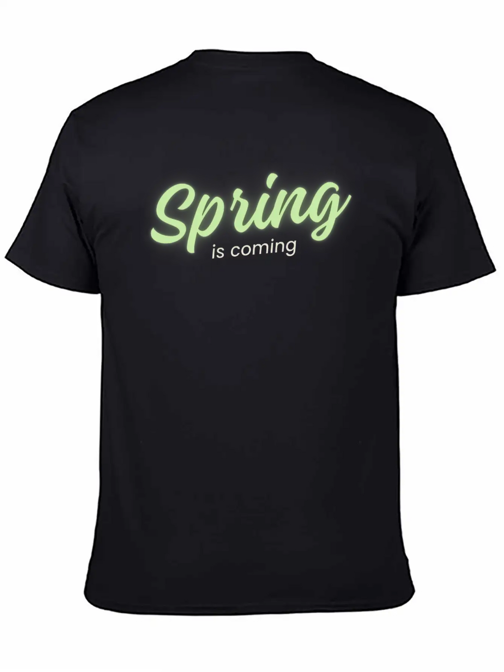 Spring Is Coming Breathable Soft Cotton T-Shirt – Timeless Casual Look