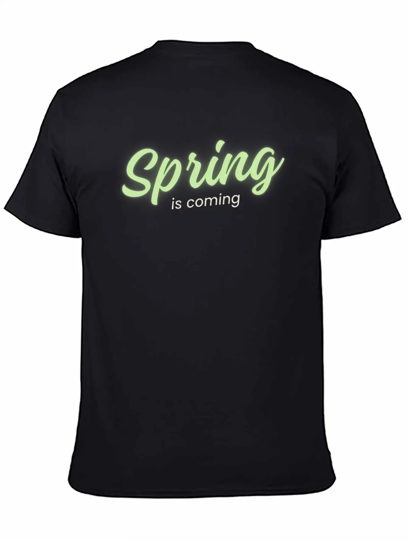 Spring Is Coming Breathable Soft Cotton T-Shirt – Timeless Casual Look
