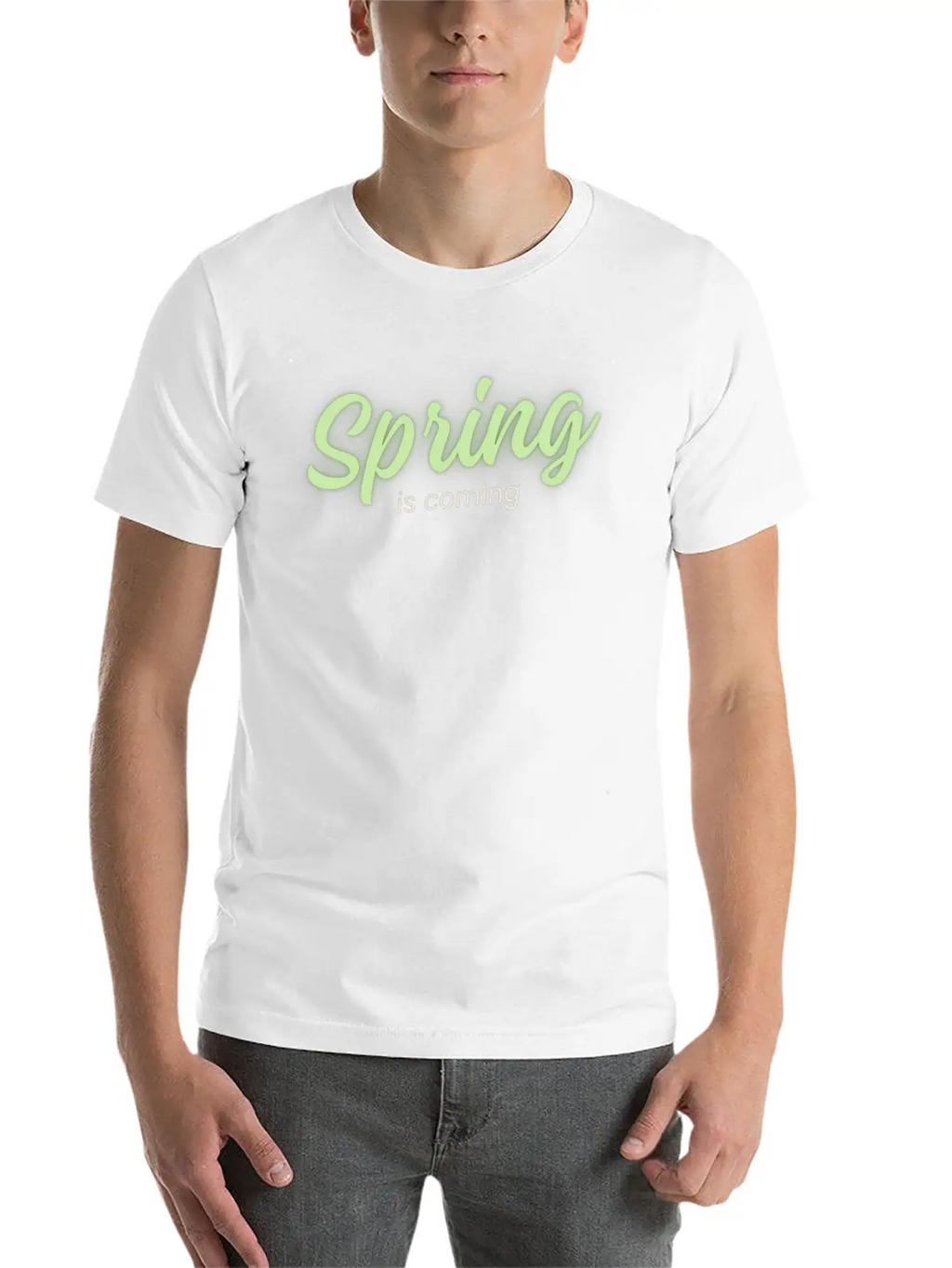 Spring Is Coming Breathable Soft Cotton T-Shirt – Timeless Casual Look