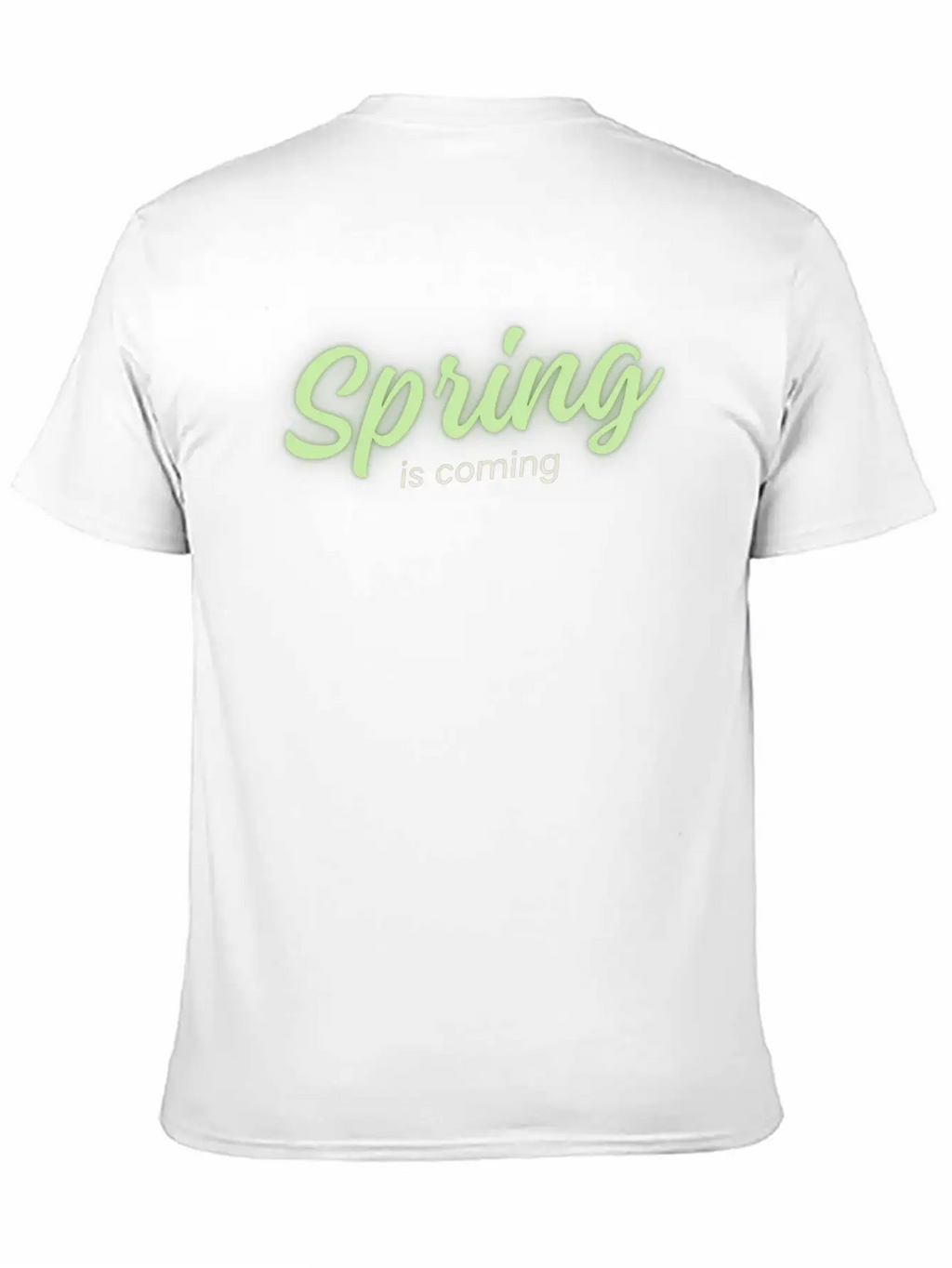 Spring Is Coming Breathable Soft Cotton T-Shirt – Timeless Casual Look