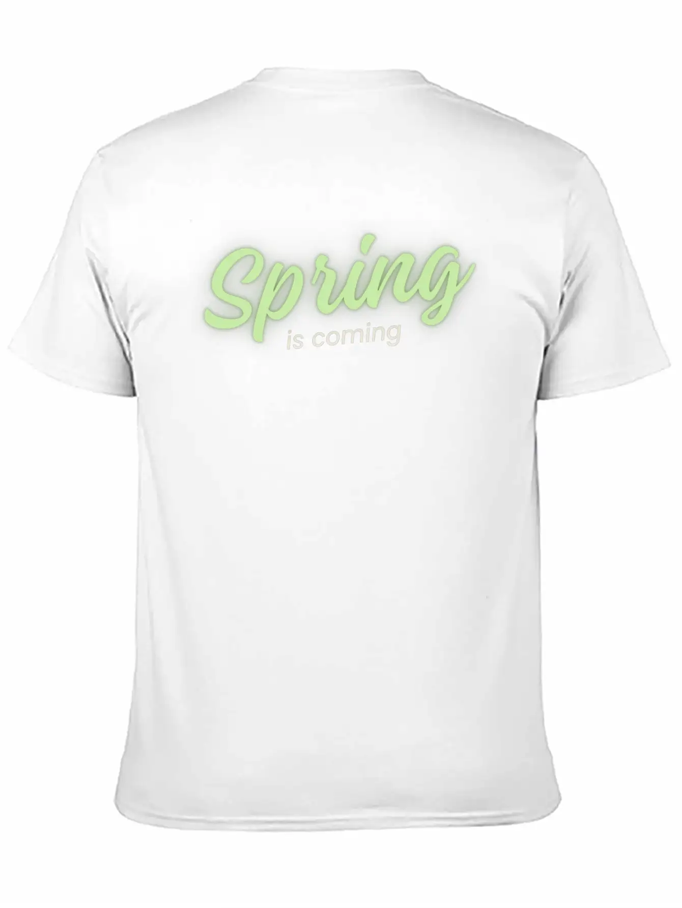 Spring Is Coming Breathable Soft Cotton T-Shirt – Timeless Casual Look