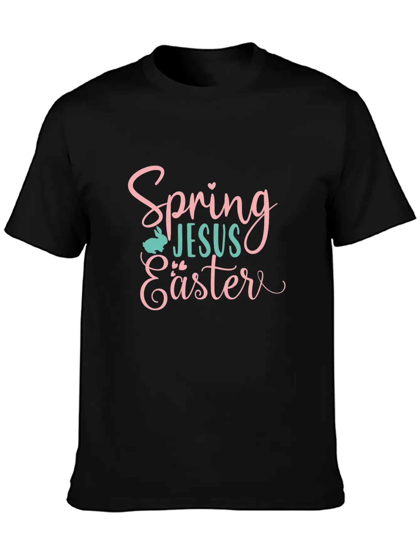 Spring Jesus Easter Unisex Casual T-Shirt – Clean Design For Daily Comfort