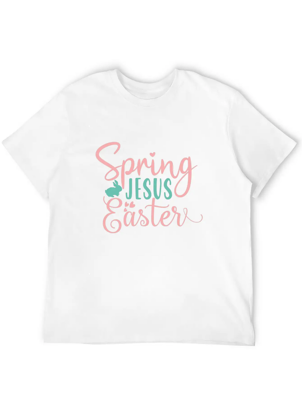Spring Jesus Easter Unisex Casual T-Shirt – Clean Design For Daily Comfort