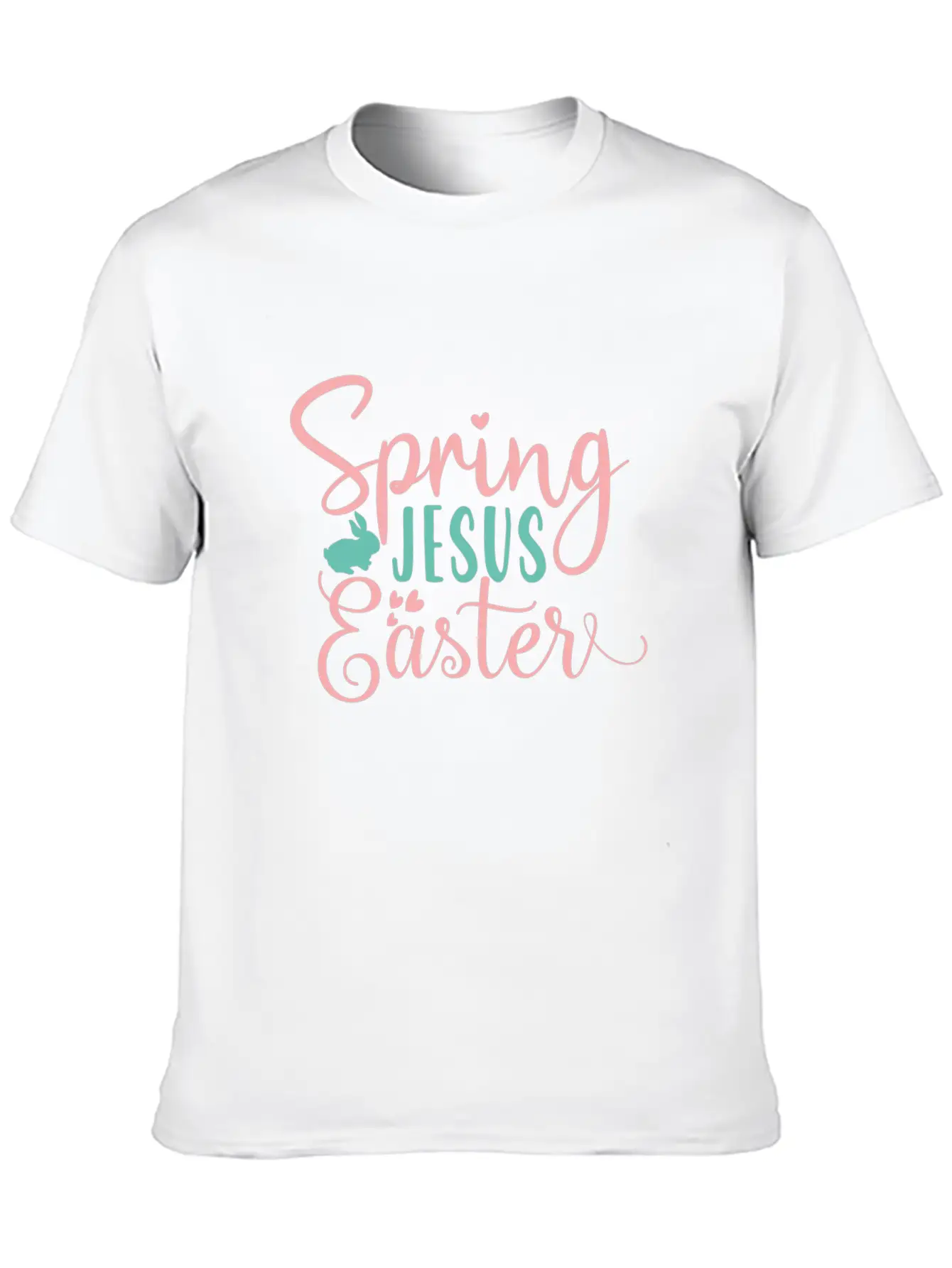 Spring Jesus Easter Unisex Casual T-Shirt – Clean Design For Daily Comfort