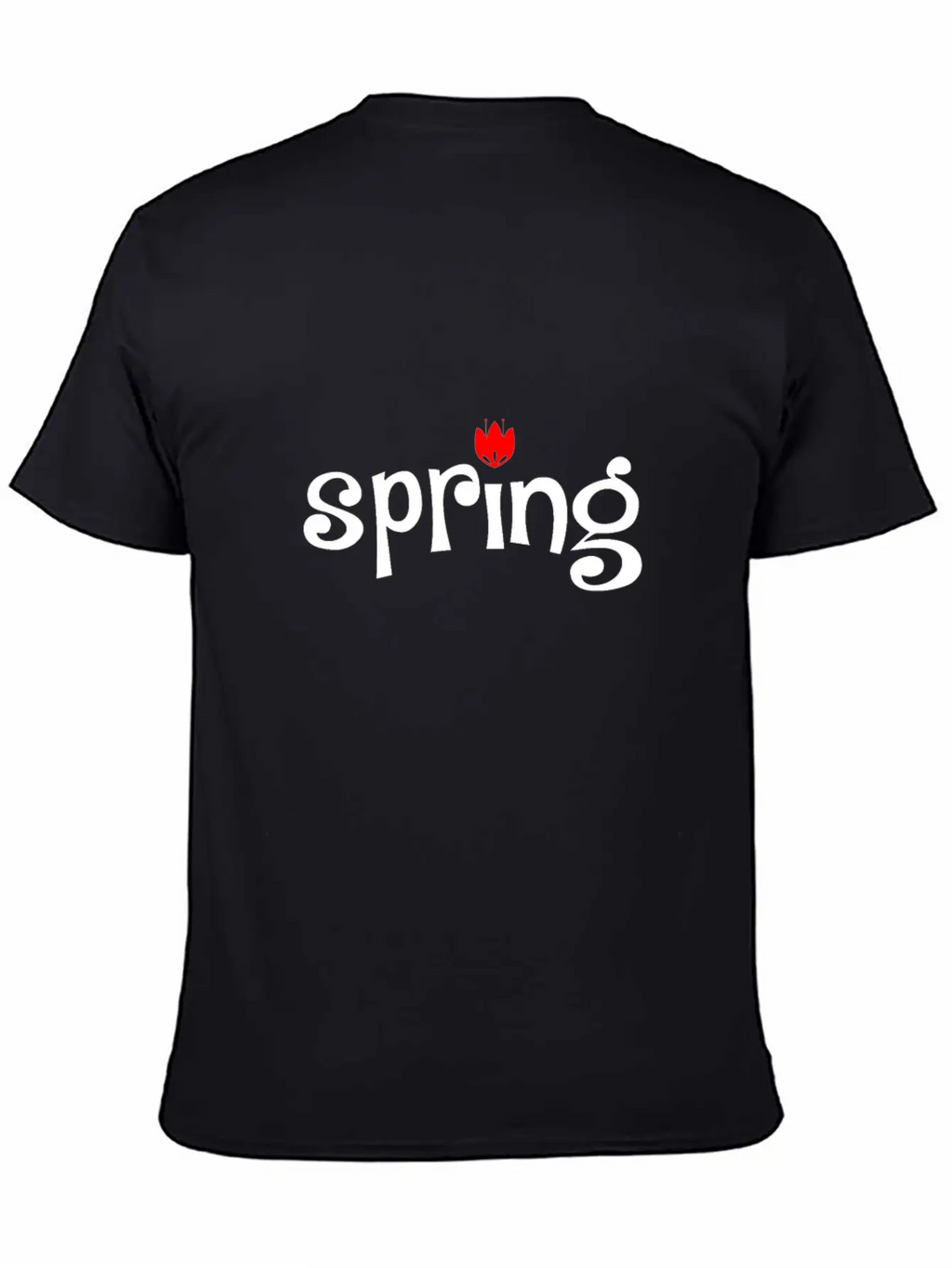 Spring Tulip Unisex Casual T-Shirt – Clean Design For Daily Comfort