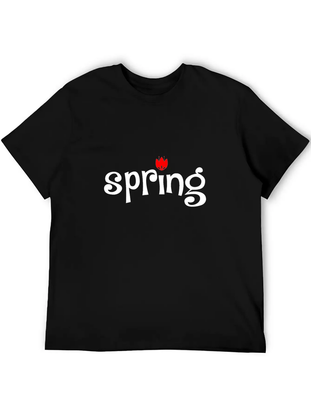Spring Tulip Unisex Casual T-Shirt – Clean Design For Daily Comfort