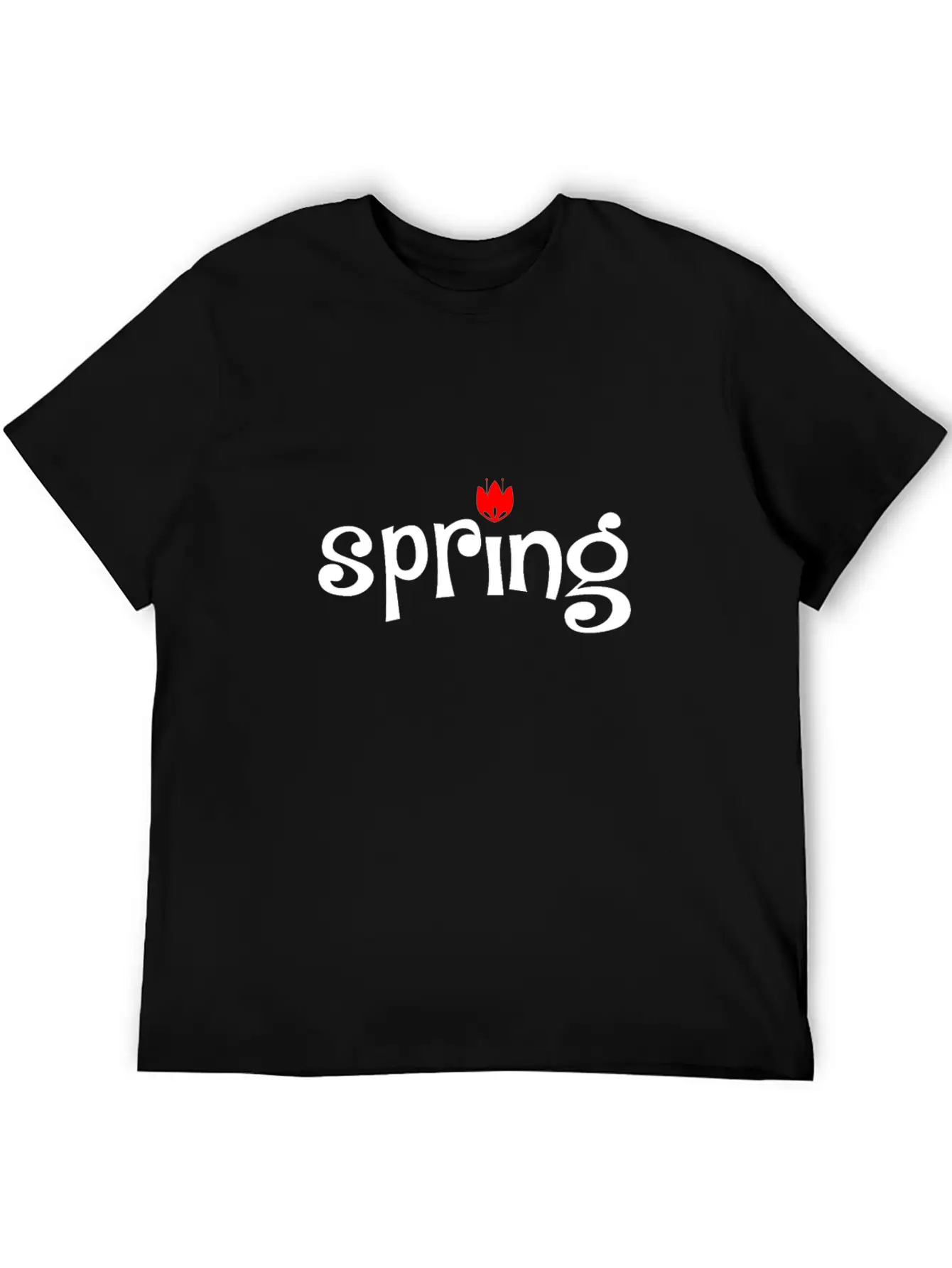 Spring Tulip Unisex Casual T-Shirt – Clean Design For Daily Comfort