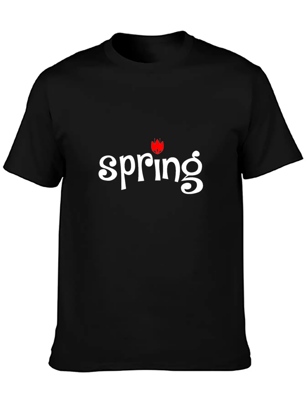 Spring Tulip Unisex Casual T-Shirt – Clean Design For Daily Comfort