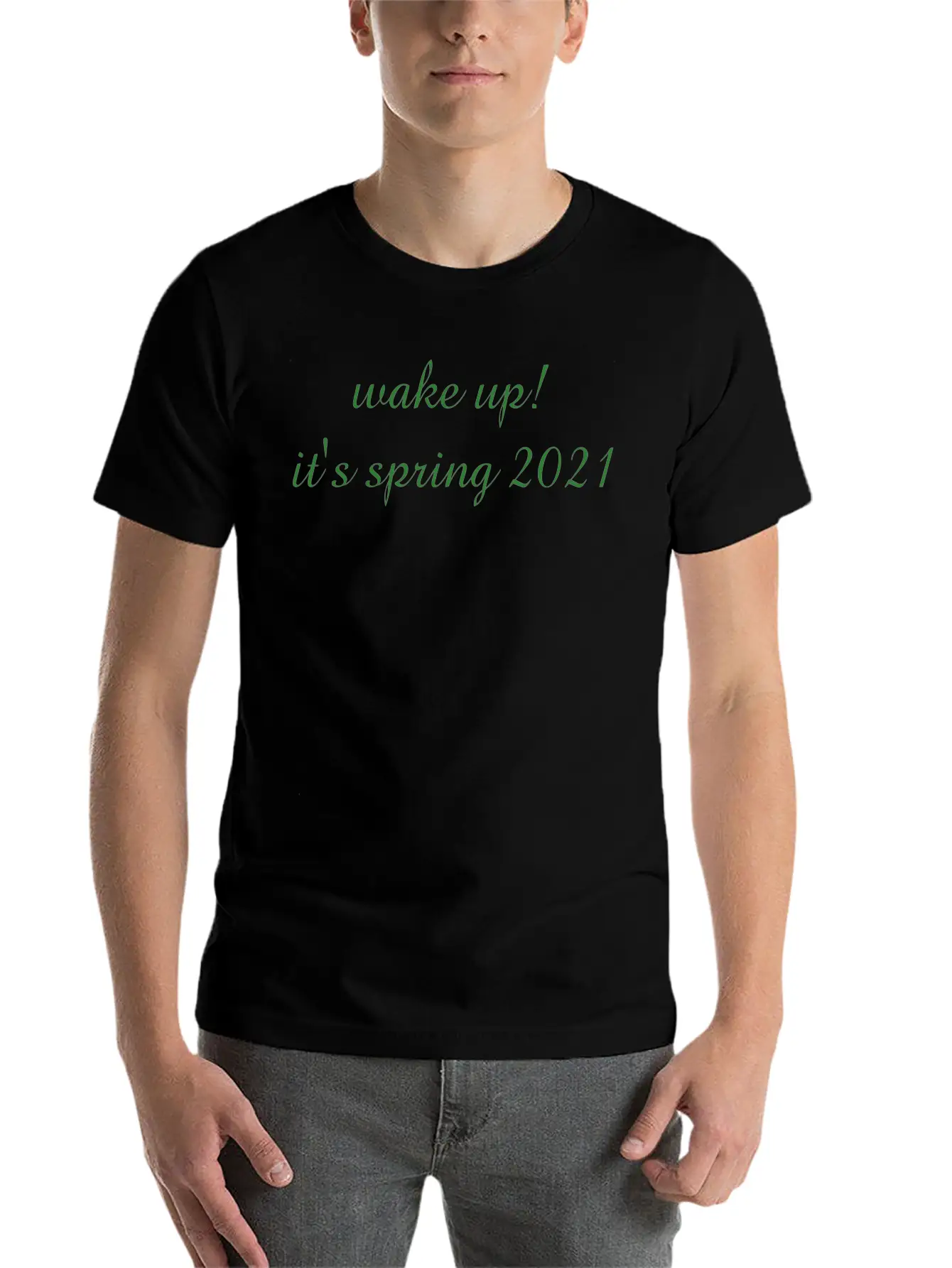 Spring Unisex Short Sleeve Soft Cotton T-Shirt – Casual Everyday Wear