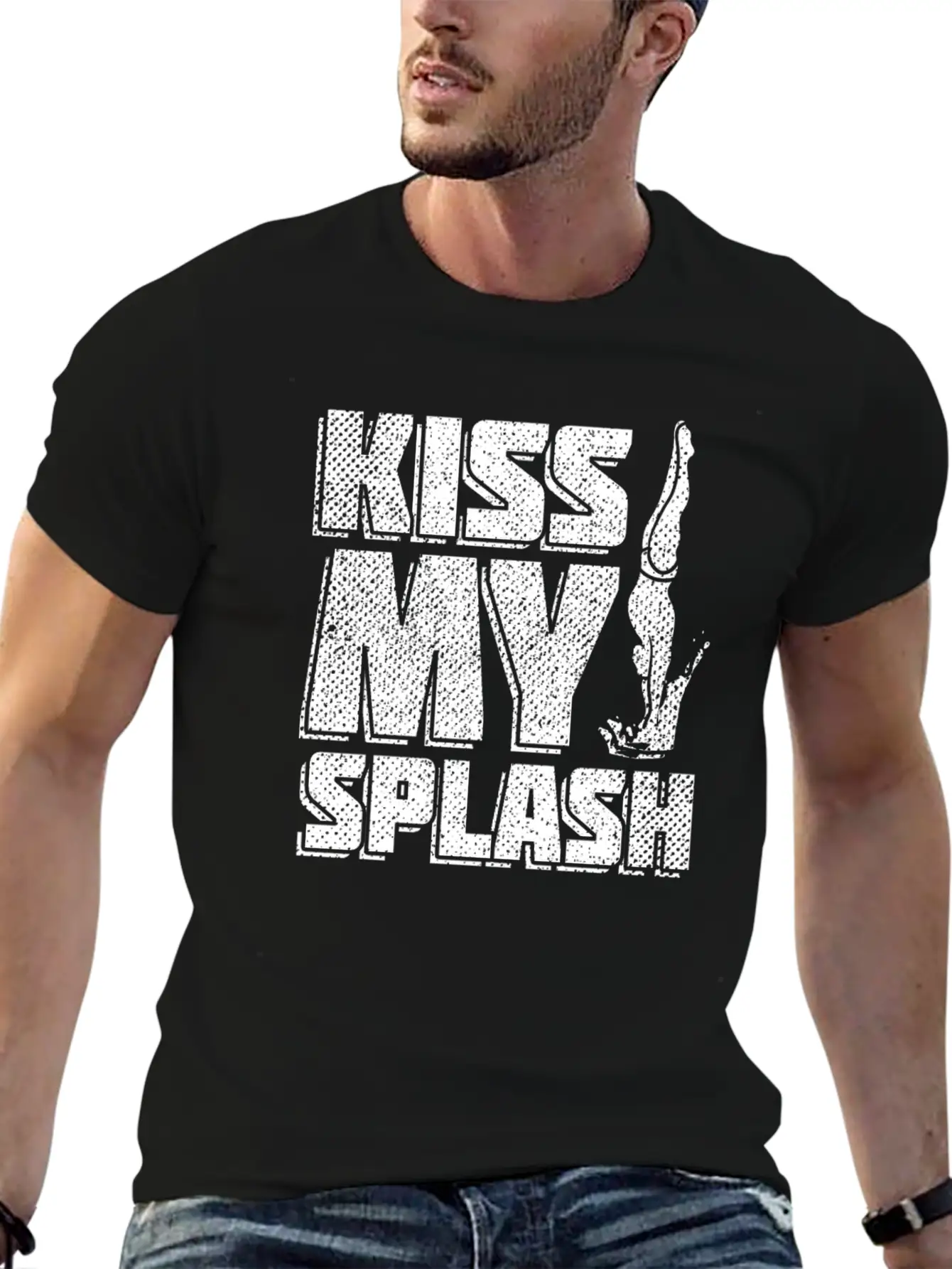 Springboard Diving Funny Casual Graphic T-Shirt – Simple And Comfortable Daily Wear