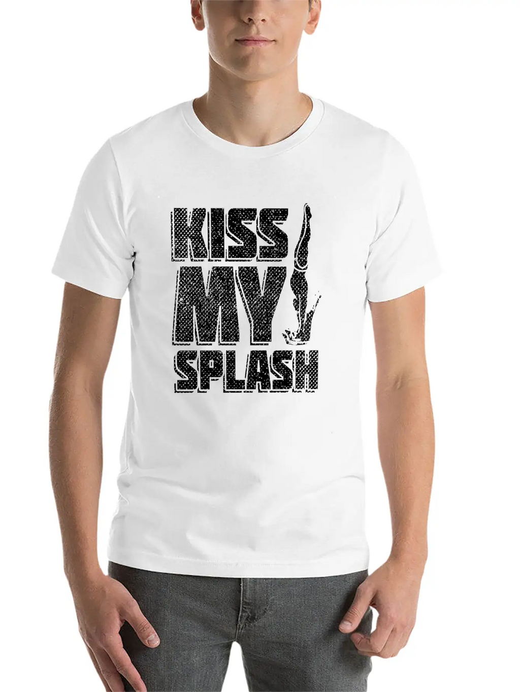 Springboard Diving Funny Casual Graphic T-Shirt – Simple And Comfortable Daily Wear