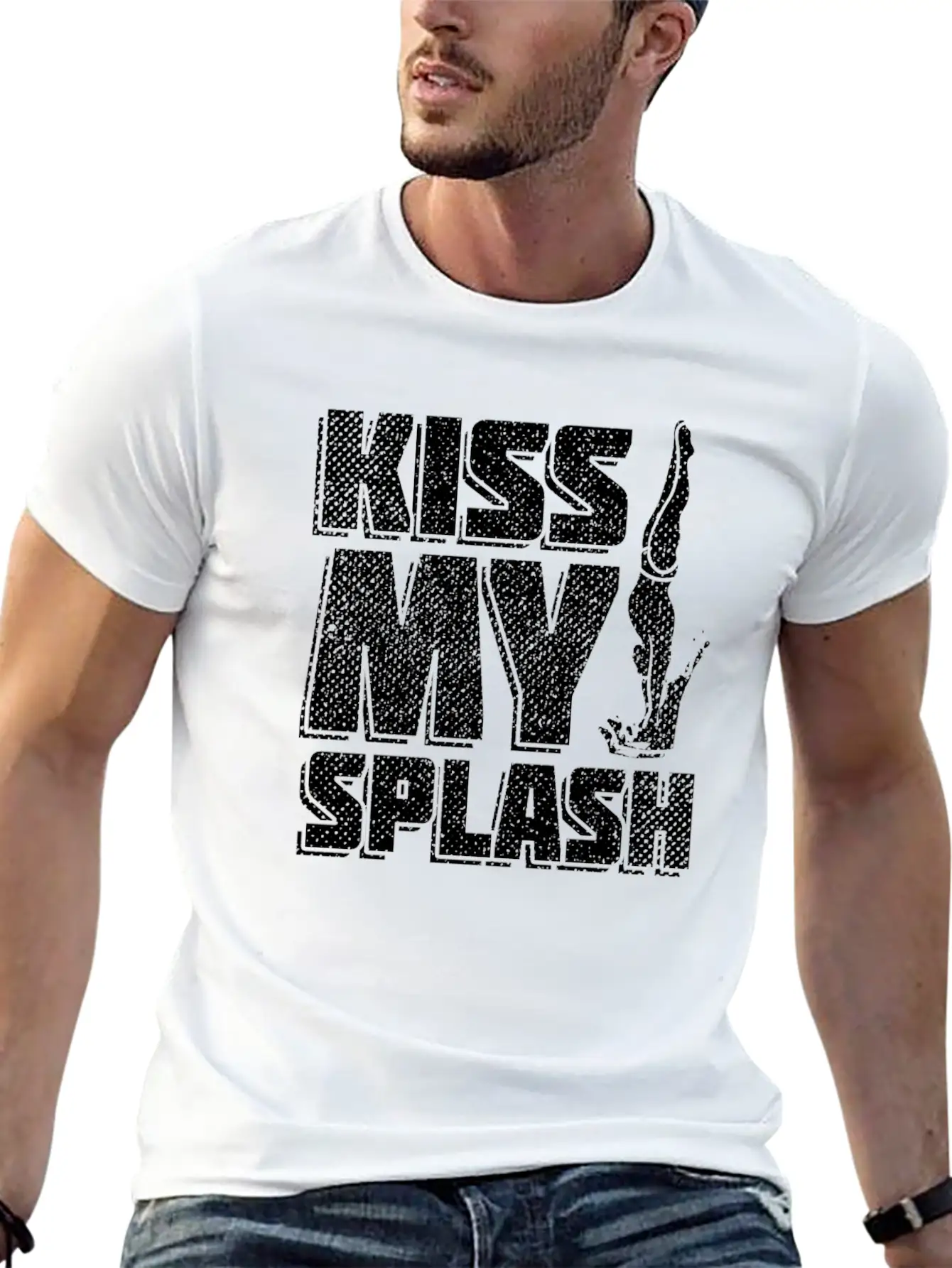 Springboard Diving Funny Casual Graphic T-Shirt – Simple And Comfortable Daily Wear