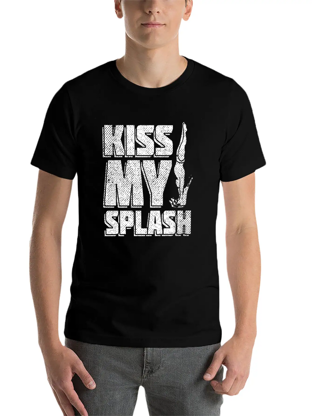 Springboard Diving Funny Casual Graphic T-Shirt – Simple And Comfortable Daily Wear