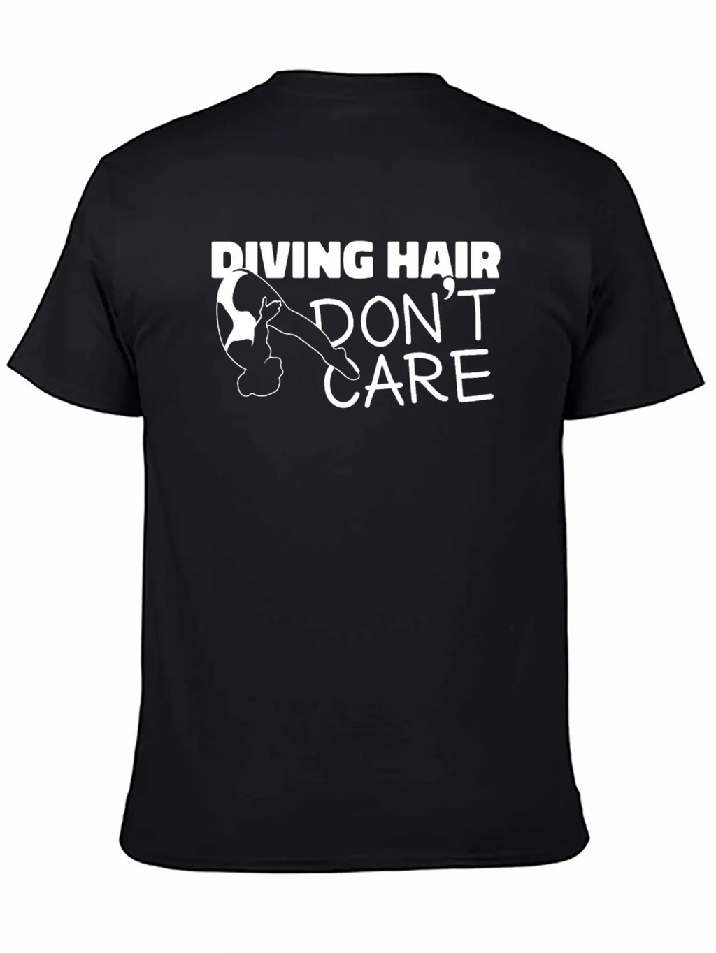 Springboard Diving Girl Diving Hair Dont Care Breathable Soft Cotton T-Shirt – Timeless Casual Look