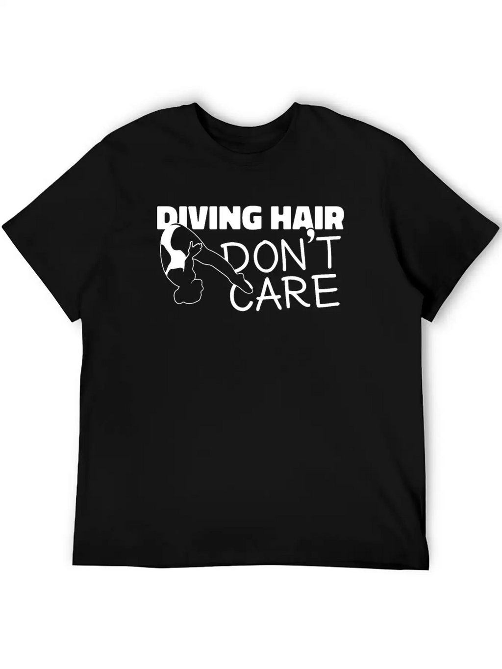 Springboard Diving Girl Diving Hair Dont Care Breathable Soft Cotton T-Shirt – Timeless Casual Look