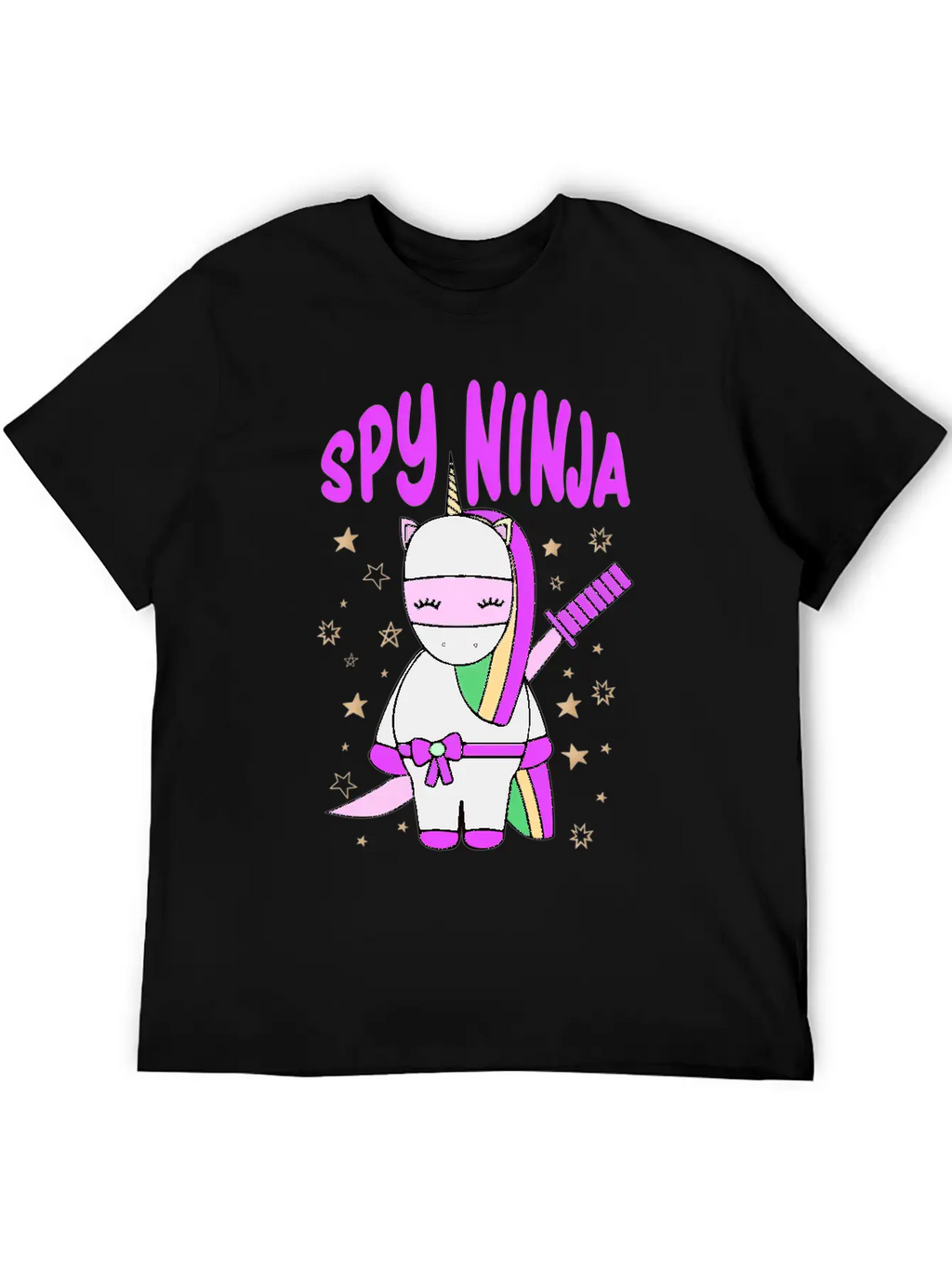 Spy-Gaming Ninjas Game Uorn Ninja Casual Graphic T-Shirt – Simple And Comfortable Daily Wear