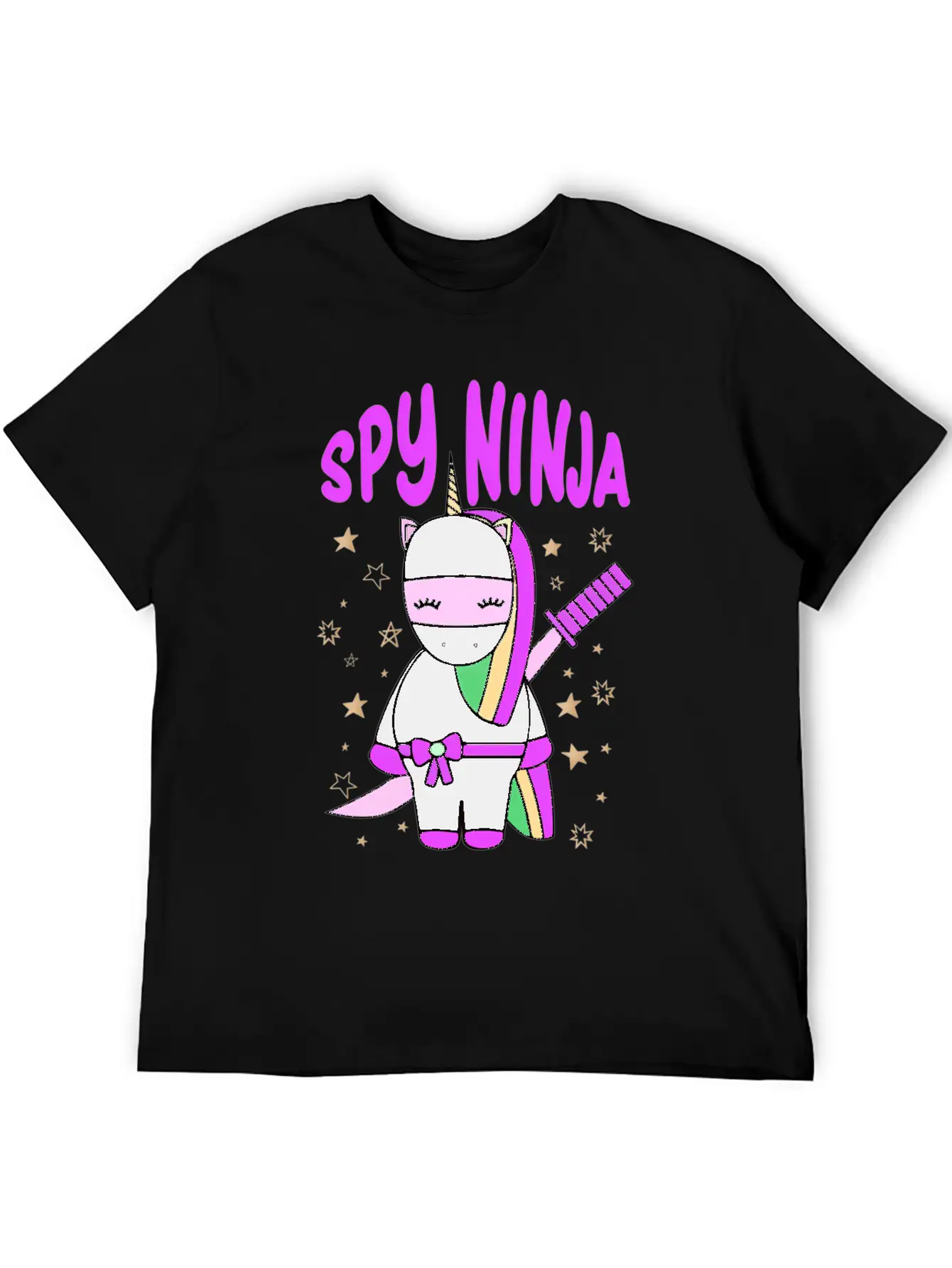 Spy-Gaming Ninjas Game Uorn Ninja Casual Graphic T-Shirt – Simple And Comfortable Daily Wear