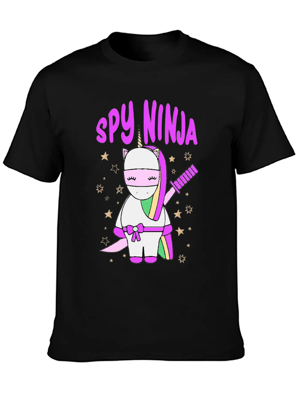 Spy-Gaming Ninjas Game Uorn Ninja Casual Graphic T-Shirt – Simple And Comfortable Daily Wear