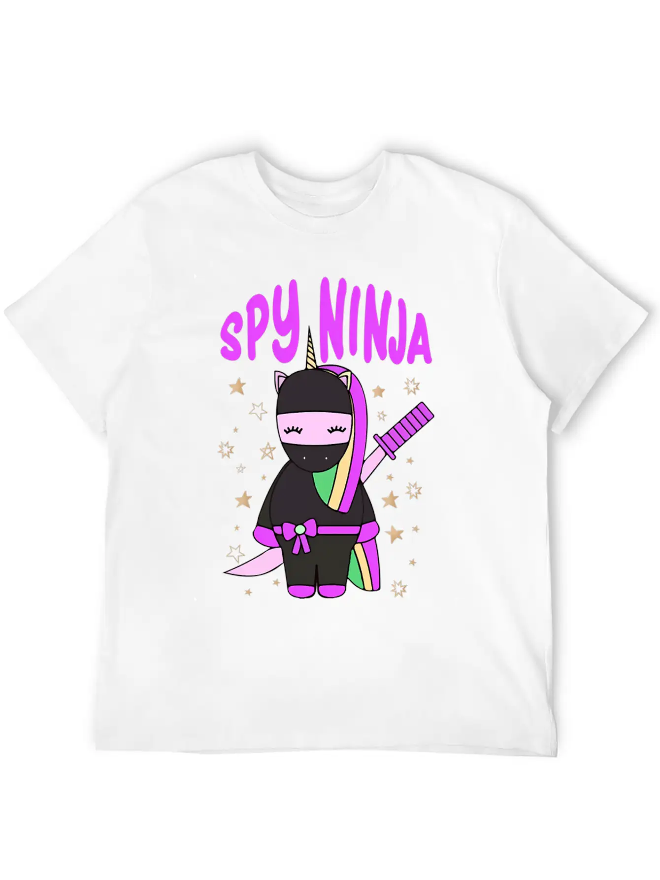 Spy-Gaming Ninjas Game Uorn Ninja Casual Graphic T-Shirt – Simple And Comfortable Daily Wear