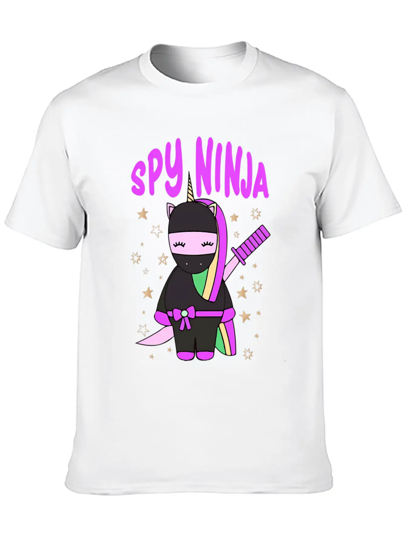 Spy-Gaming Ninjas Game Uorn Ninja Casual Graphic T-Shirt – Simple And Comfortable Daily Wear