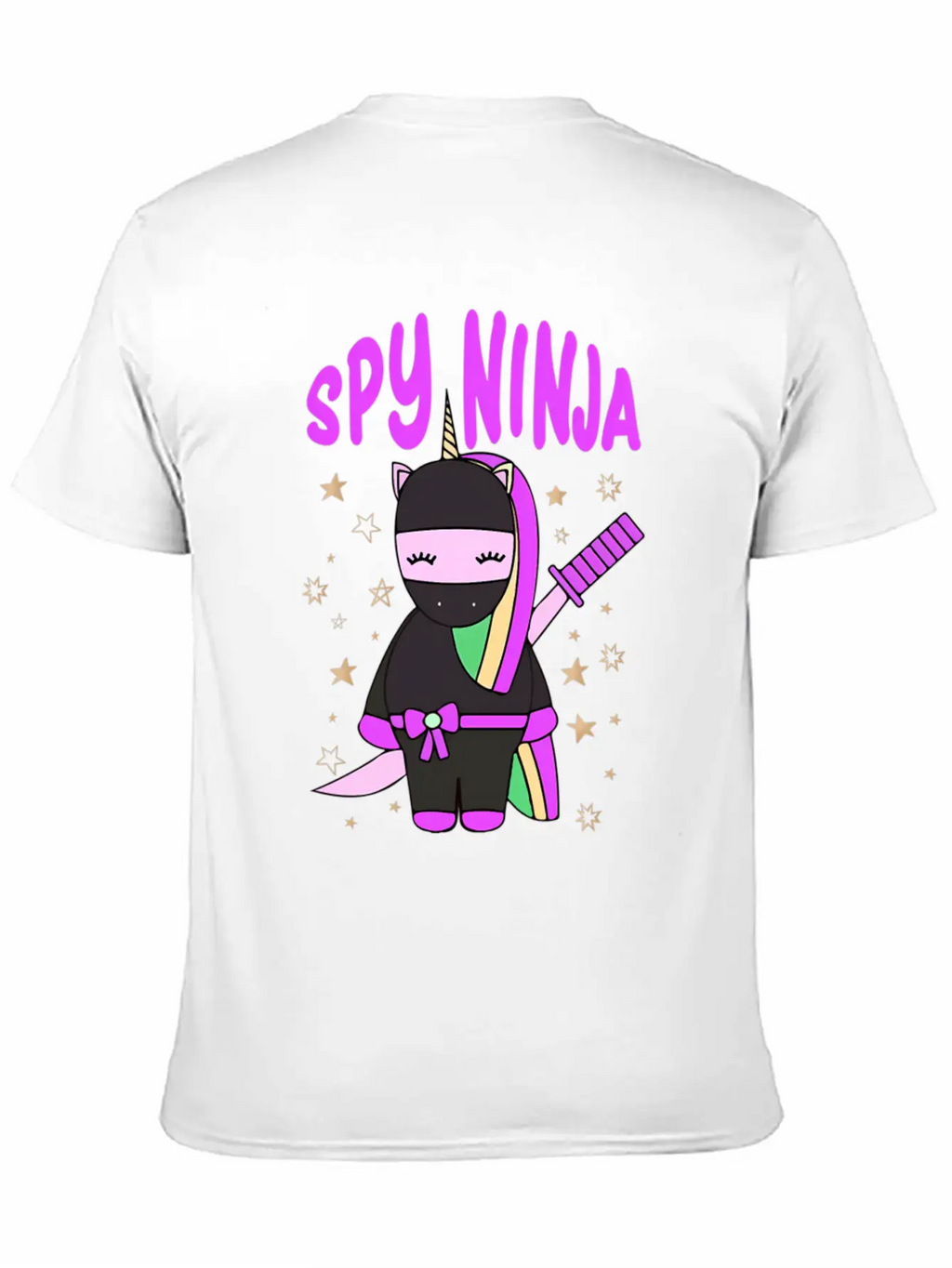 Spy-Gaming Ninjas Game Uorn Ninja Casual Graphic T-Shirt – Simple And Comfortable Daily Wear