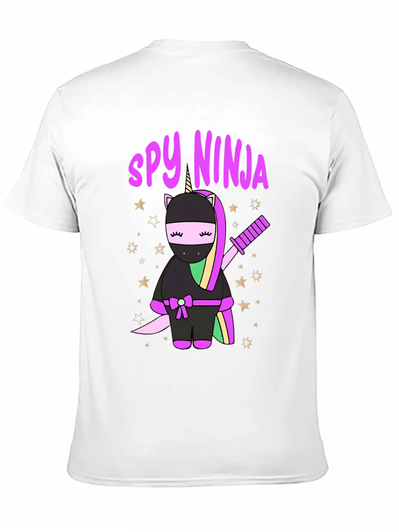 Spy-Gaming Ninjas Game Uorn Ninja Casual Graphic T-Shirt – Simple And Comfortable Daily Wear