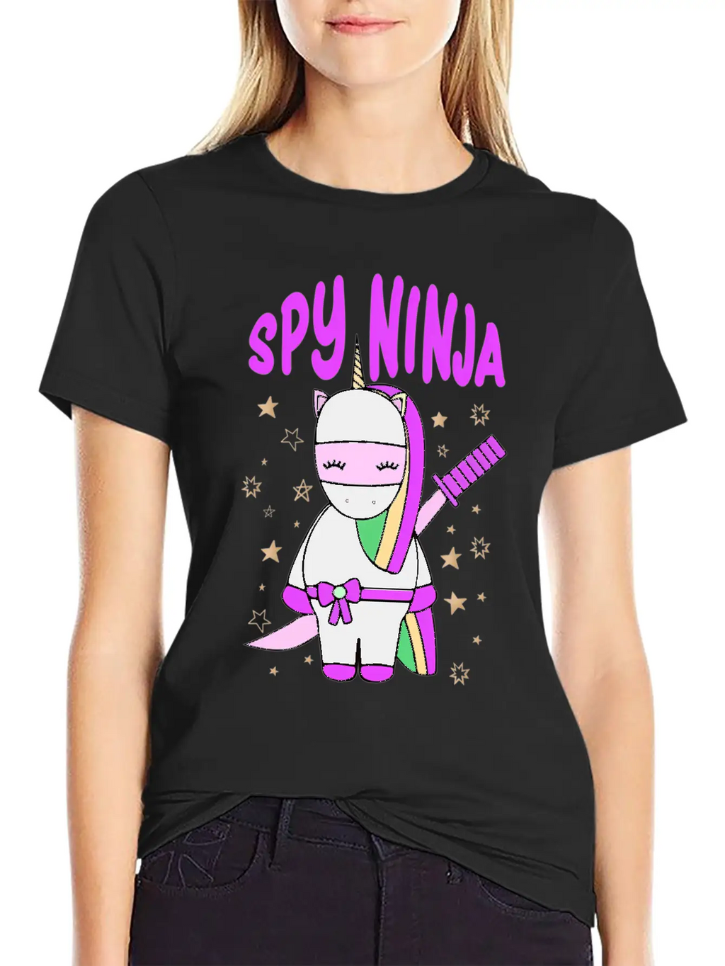 Spy-Gaming Ninjas Game Uorn Ninja Casual Graphic T-Shirt – Simple And Comfortable Daily Wear