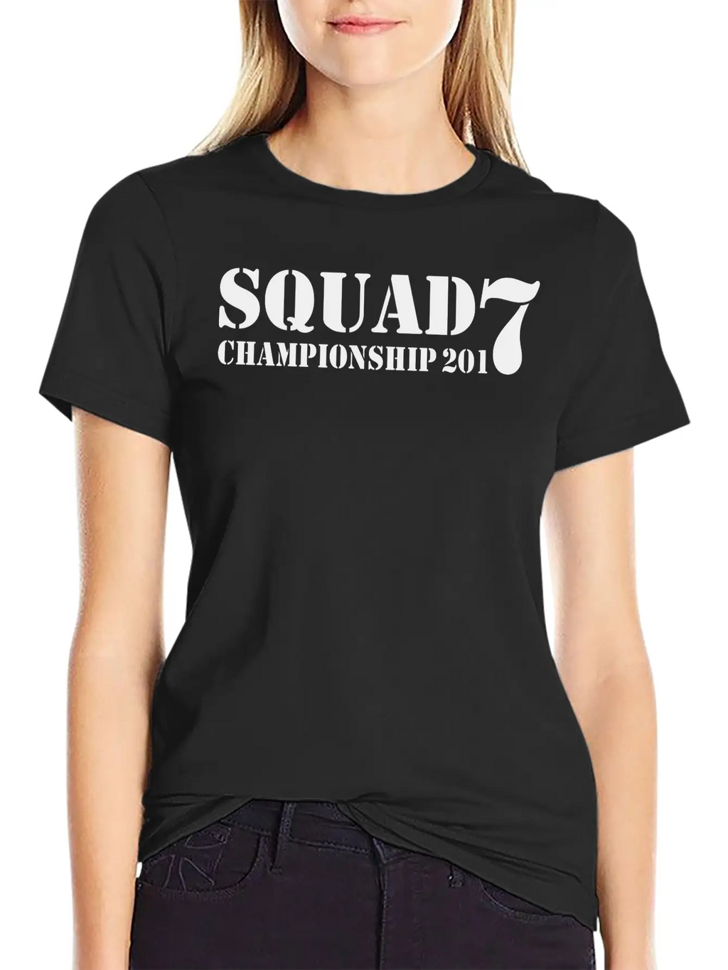 Squad 7 Classic Fit Graphic Tee For Daily Comfort – Unisex Cotton Shirt